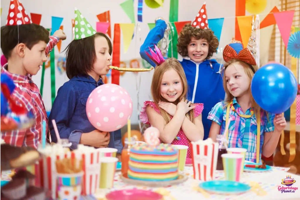 Geburtstagswünsche lustig Kinder lachen auf Geburtstagsparty